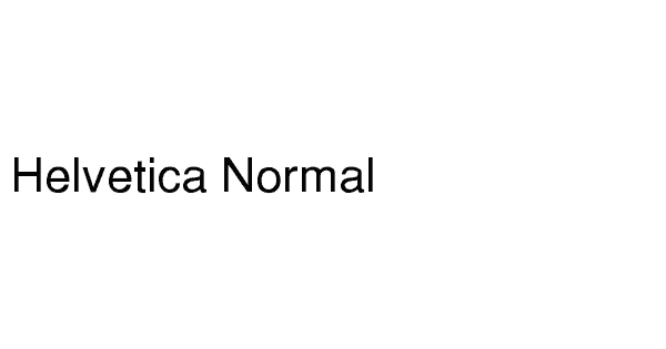 Download font Helvetica Normal