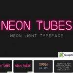 Neon Tubes – Neon Light Font free download