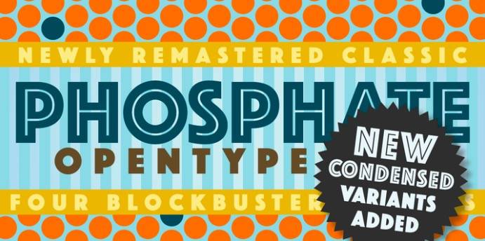 Phosphate Font Free Download