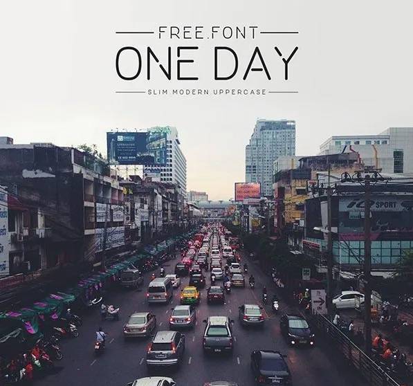 one day font