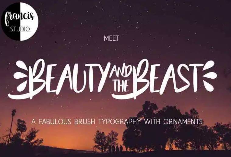 Beauty and the Beast font free
