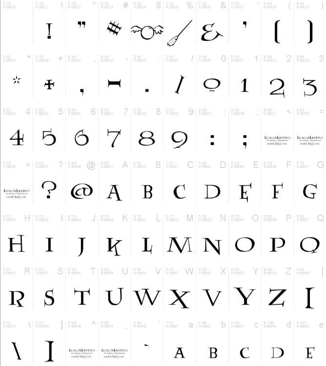 LumosLatino Font free