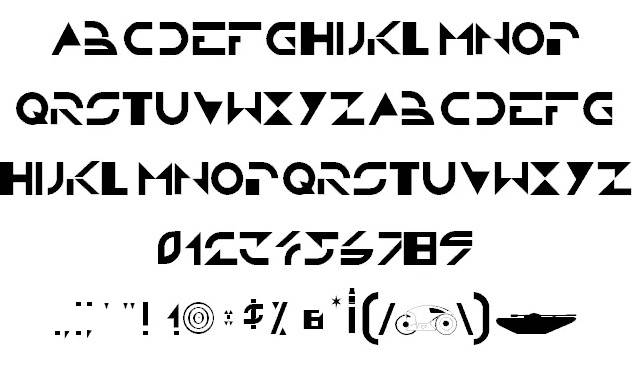 Tron Script font