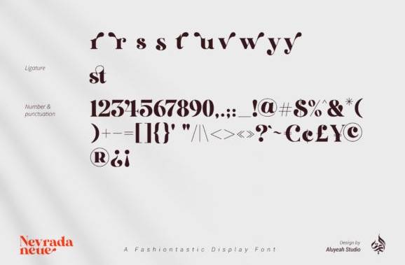 AL Nevrada Neue Font download
