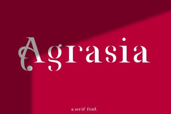 Agrasia Serif Font