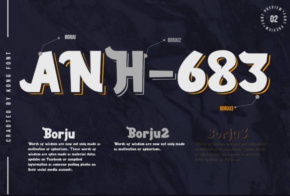 download Borju Display Font free