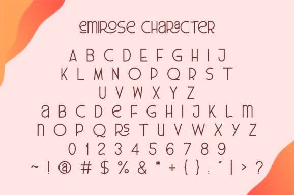 download Emirose Sans Serif Font free