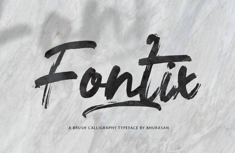 Fontix Calligraphy Font