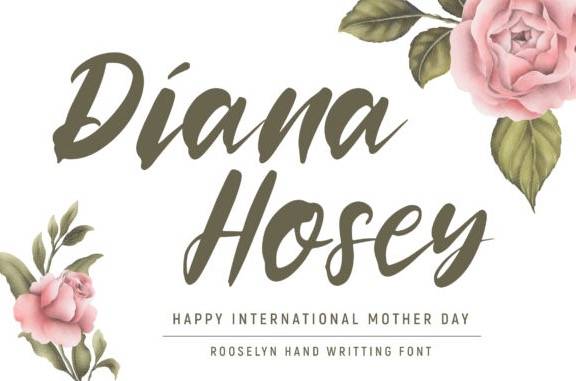 Rooselyn Brush Font download