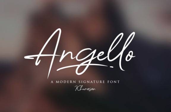 Angello Signature Font