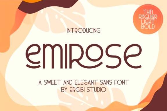 free Emirose Sans Serif Font