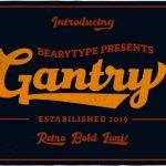 Gantry Retro Font