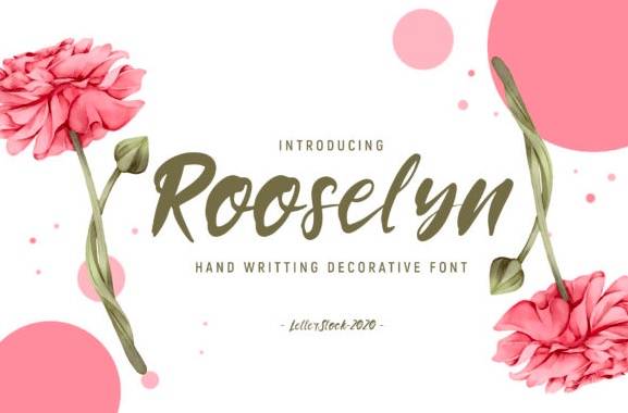 Rooselyn Brush Font