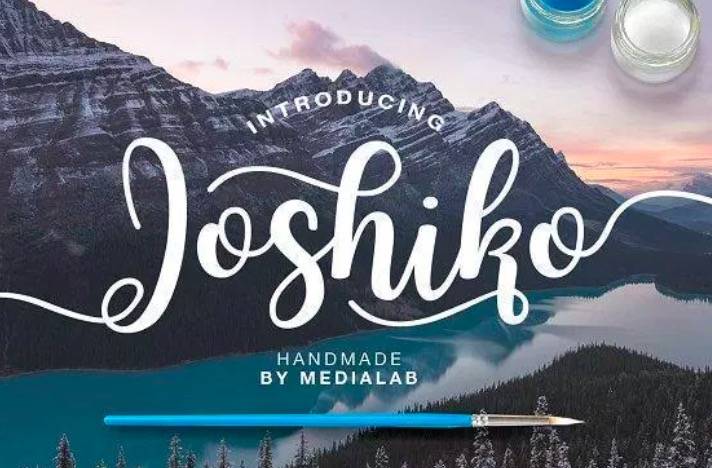 Joshico Caligraphy font free download