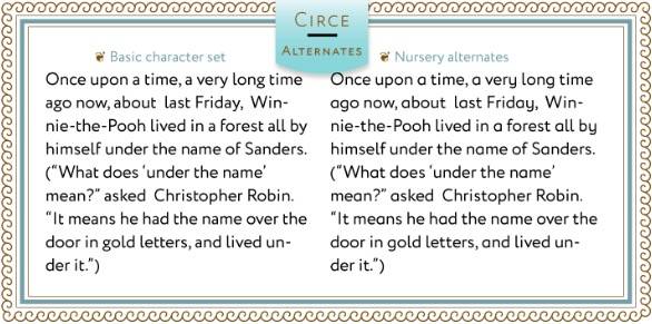 Circe Sans-Serif font
