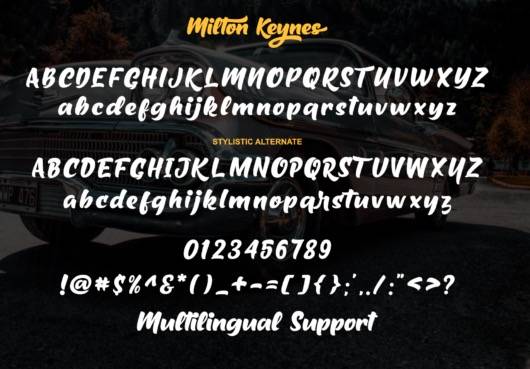 Milton Keynes Bold Font free