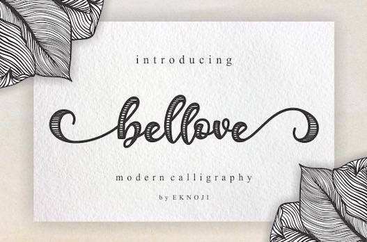 Bellove Font free download