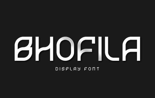 Bhofila Font free download