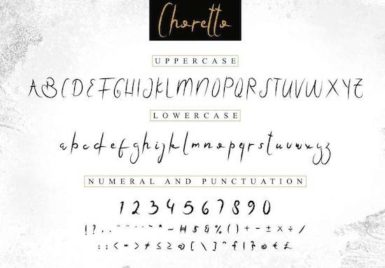 Choretto Demo Font