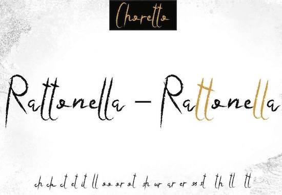 Choretto Demo Font free