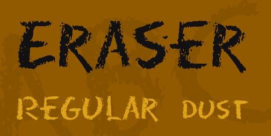 Eraser Font Family free