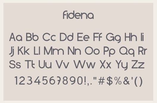 Fidena Font download