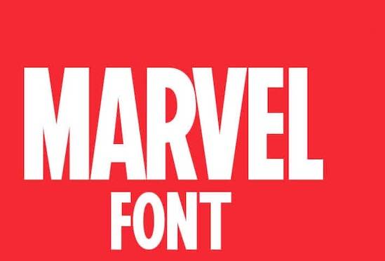 Marvel font free