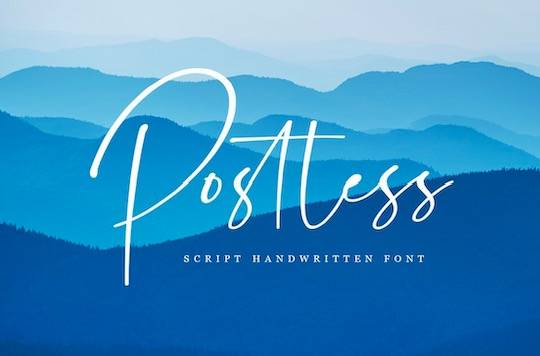 Postless font free download