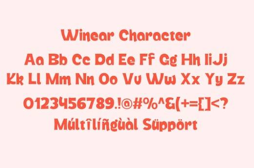 Winear Font