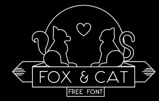Fox and Cat font download