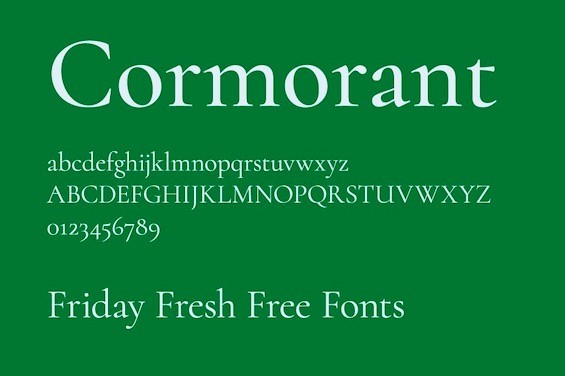Cormorant font family