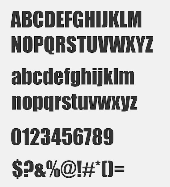 Impact Font Fontspace.io