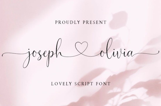 Joseph Olivia font