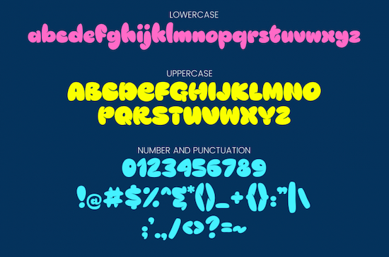 Blob And Happy Font download