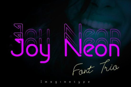 Joy Neon Font
