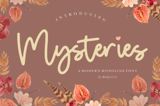 Mysteries Font