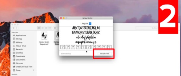 Click the Install button down on the right corner