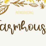 Farmhouse font download