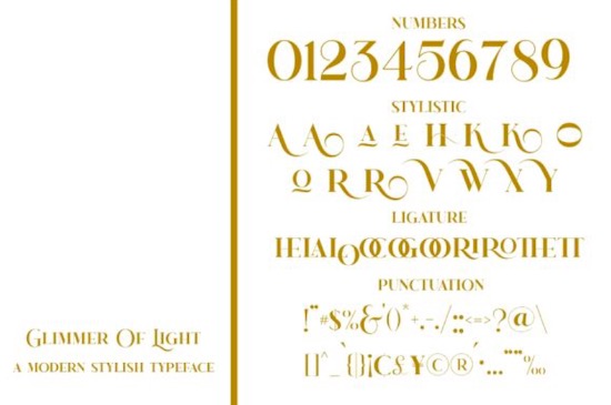 calligraphy fonts amberlight