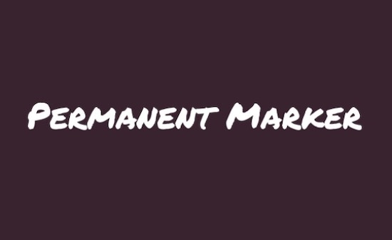Permanent Marker font