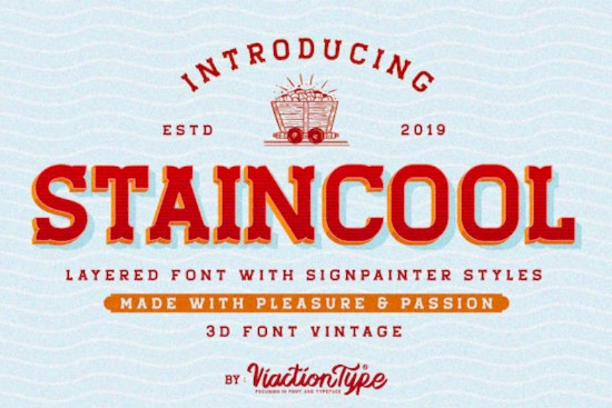 Staincool Base font
