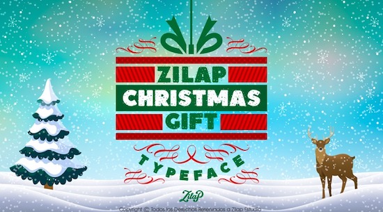 Zilap Christmas font
