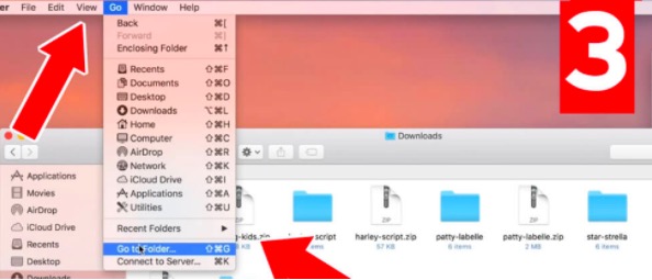 click Go to Folder