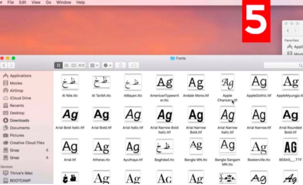 there are the default fonts