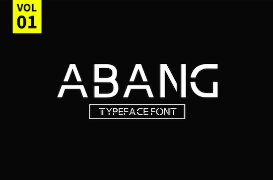 Abang typeface