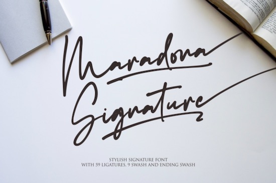 Maradona font