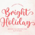 Bright Holiday Font free download