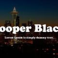 Cooper Black font free