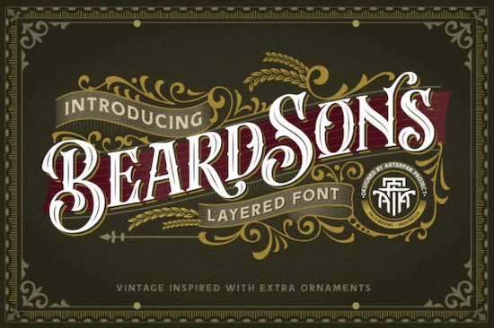 Beardsons font free download