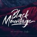Black Mountage font free download